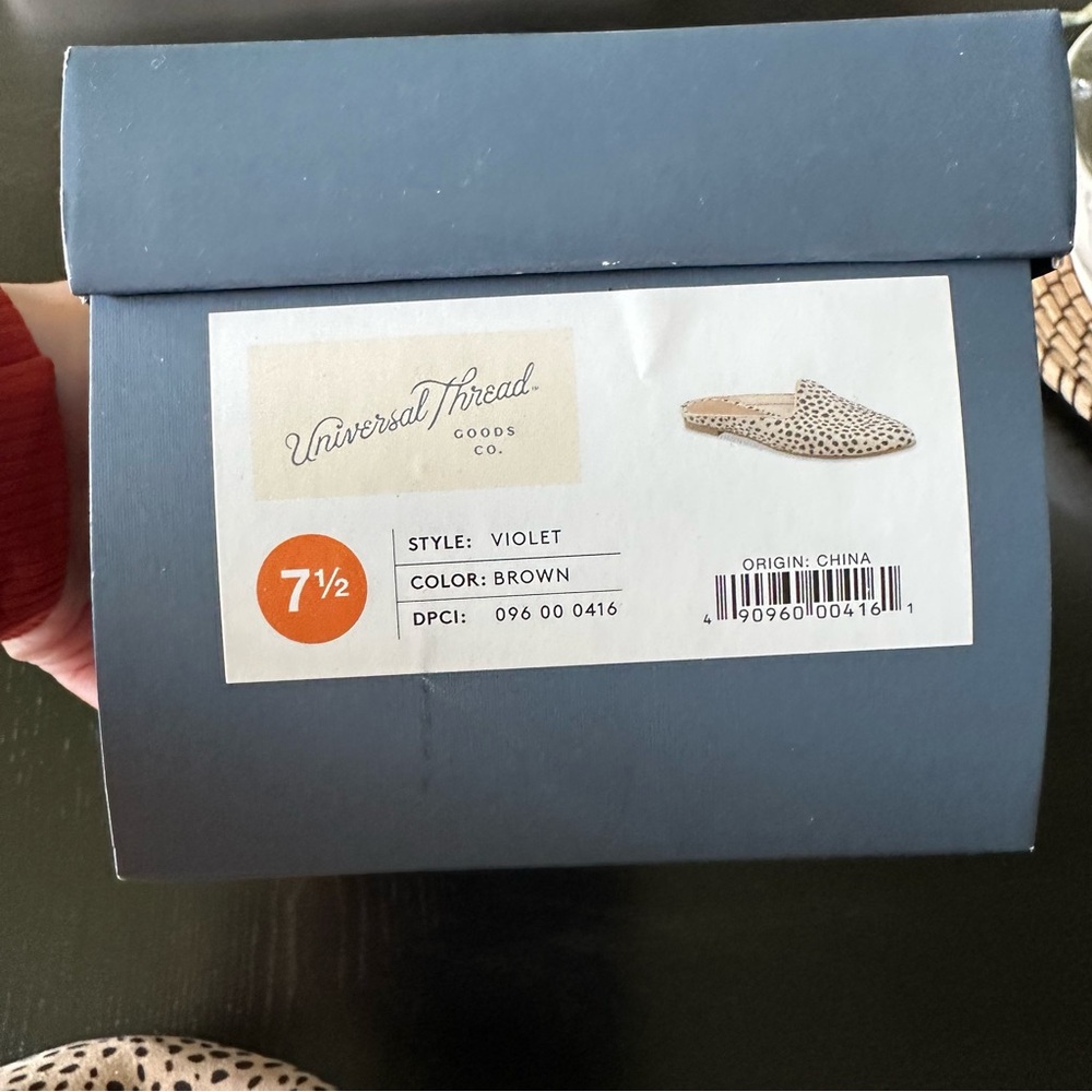 Universal Thread Cheetah Print Mules Size 7.5 - Picture 6 of 6